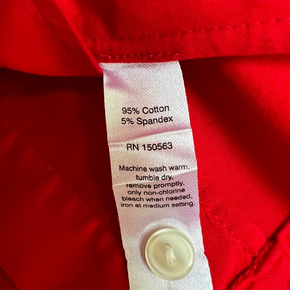 Hinson Wu Betty wing collar V neck cotton tunic blouse shirt size 8 - Picture 4 of 5